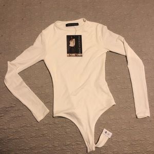 White long sleeve bodysuit
